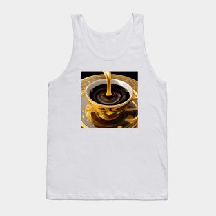 Coffee Vintage Established Macchiato Decaf Roast Tank Top